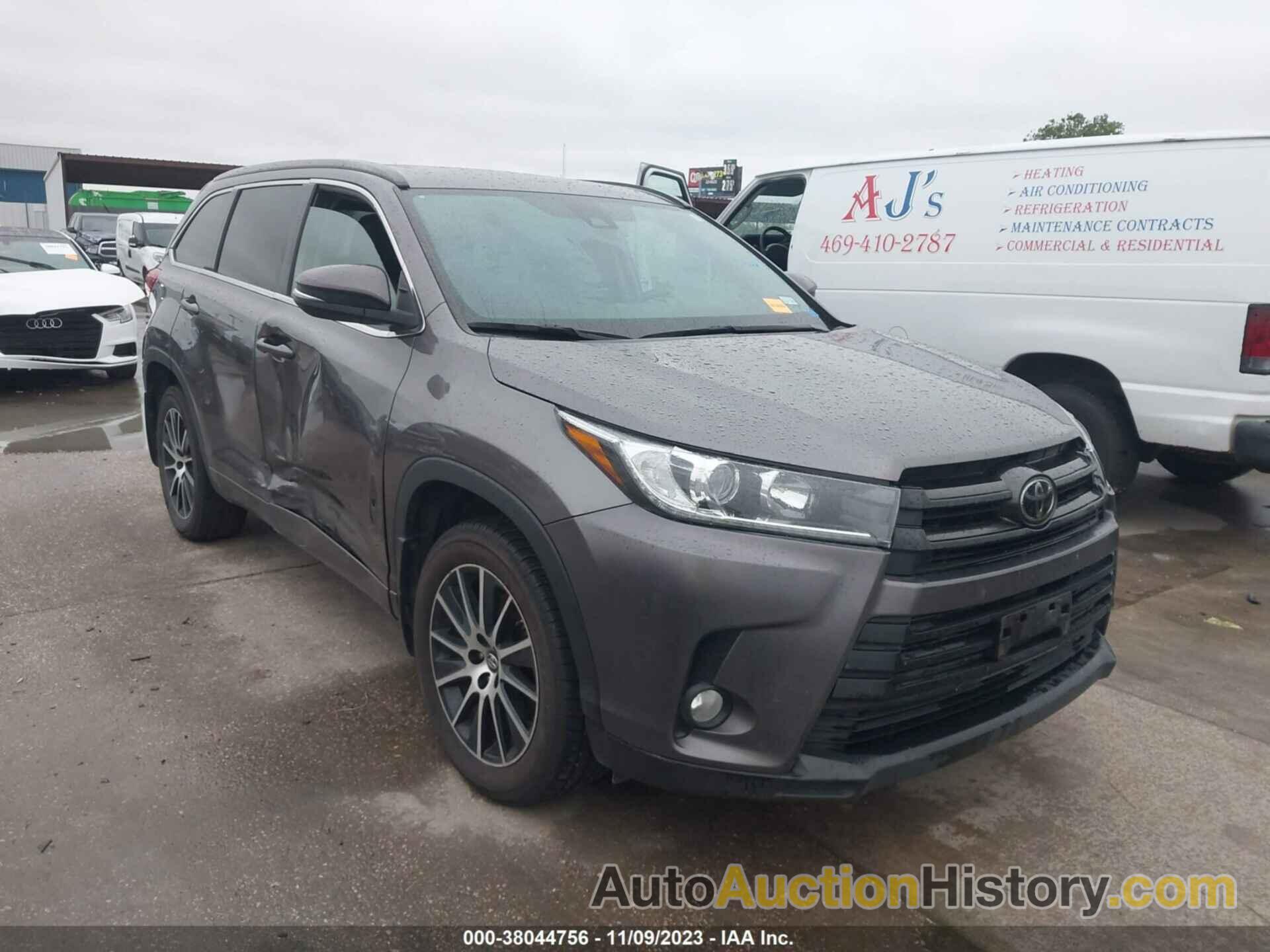 TOYOTA HIGHLANDER SE/XLE, 5TDJZRFH6JS549518