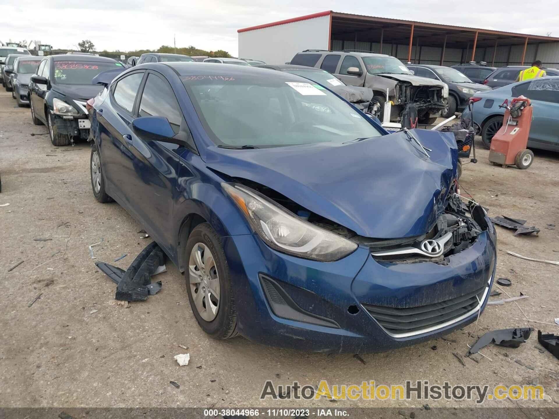 HYUNDAI ELANTRA SE, 5NPDH4AE7GH756854