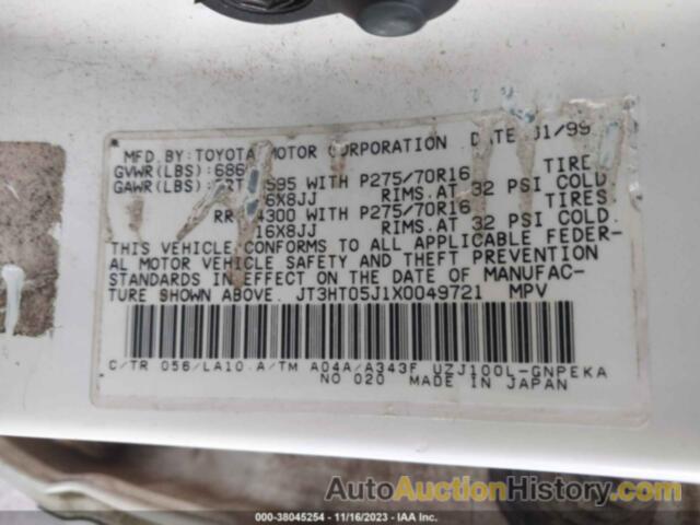 TOYOTA LAND CRUISER, JT3HT05J1X0049721