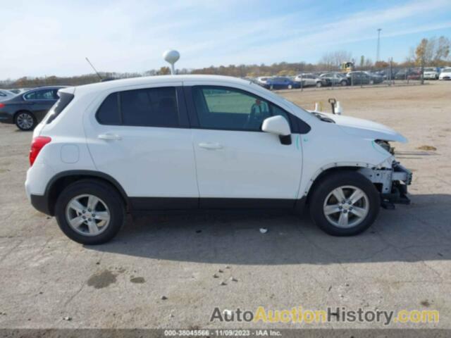 CHEVROLET TRAX FWD LS, KL7CJKSB2LB048643