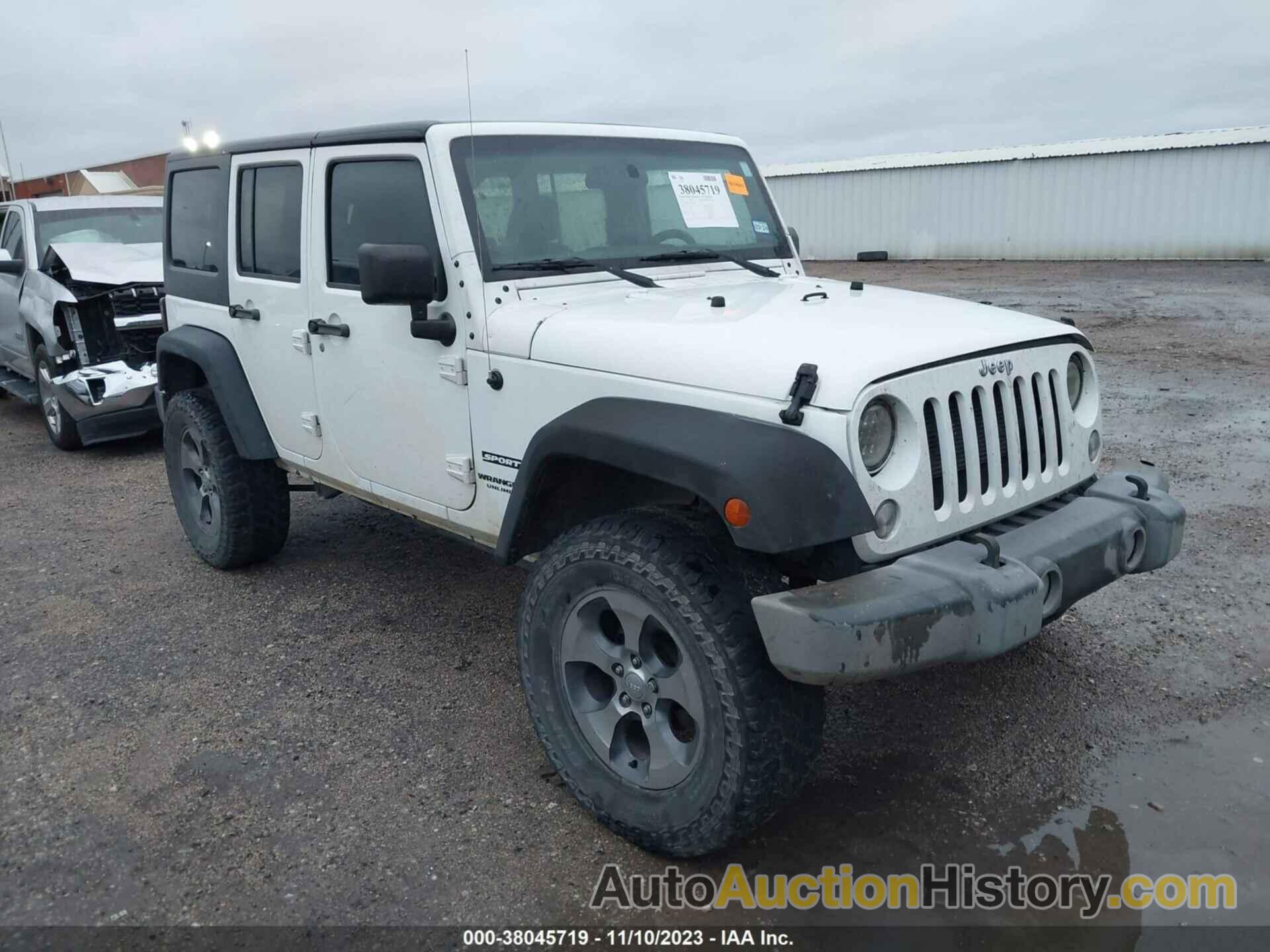 JEEP WRANGLER UNLIMITED SPORT, 1C4BJWDG7GL140247