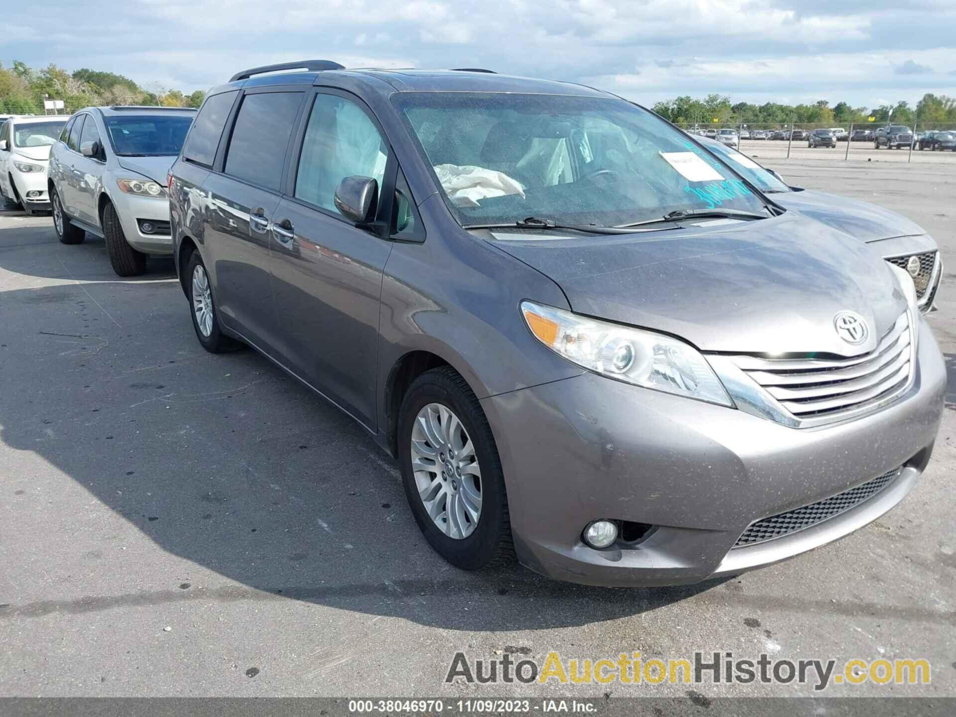 TOYOTA SIENNA XLE 8 PASSENGER, 5TDYK3DC0GS718481