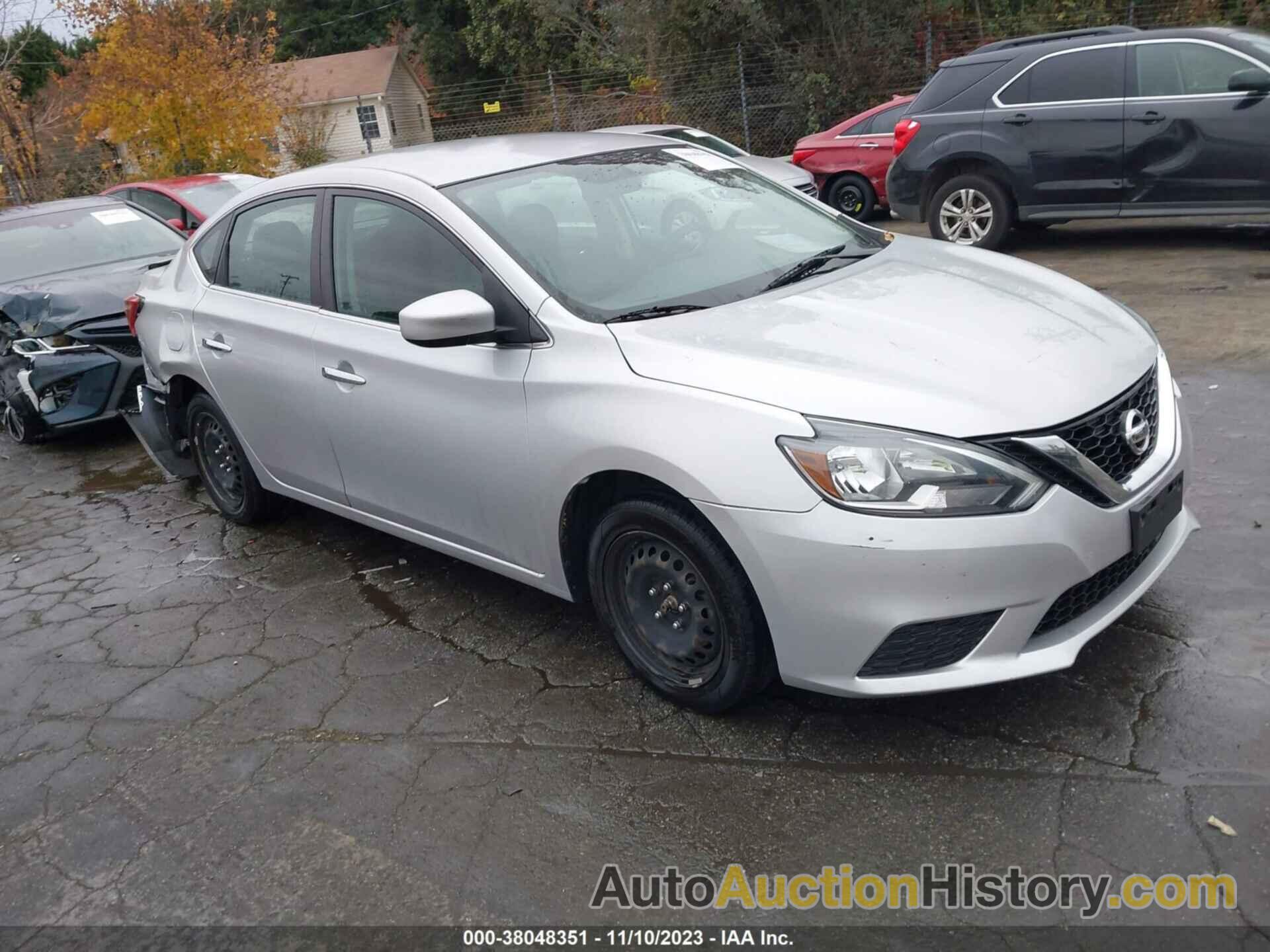 NISSAN SENTRA S, 3N1AB7AP6KY356807