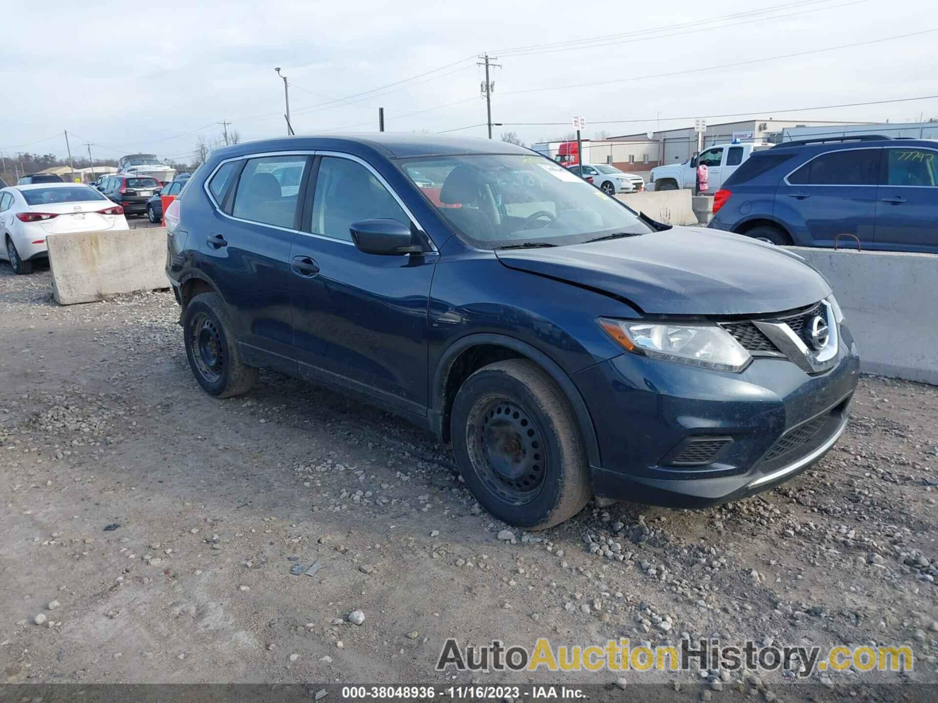 NISSAN ROGUE S, KNMAT2MV0GP712040