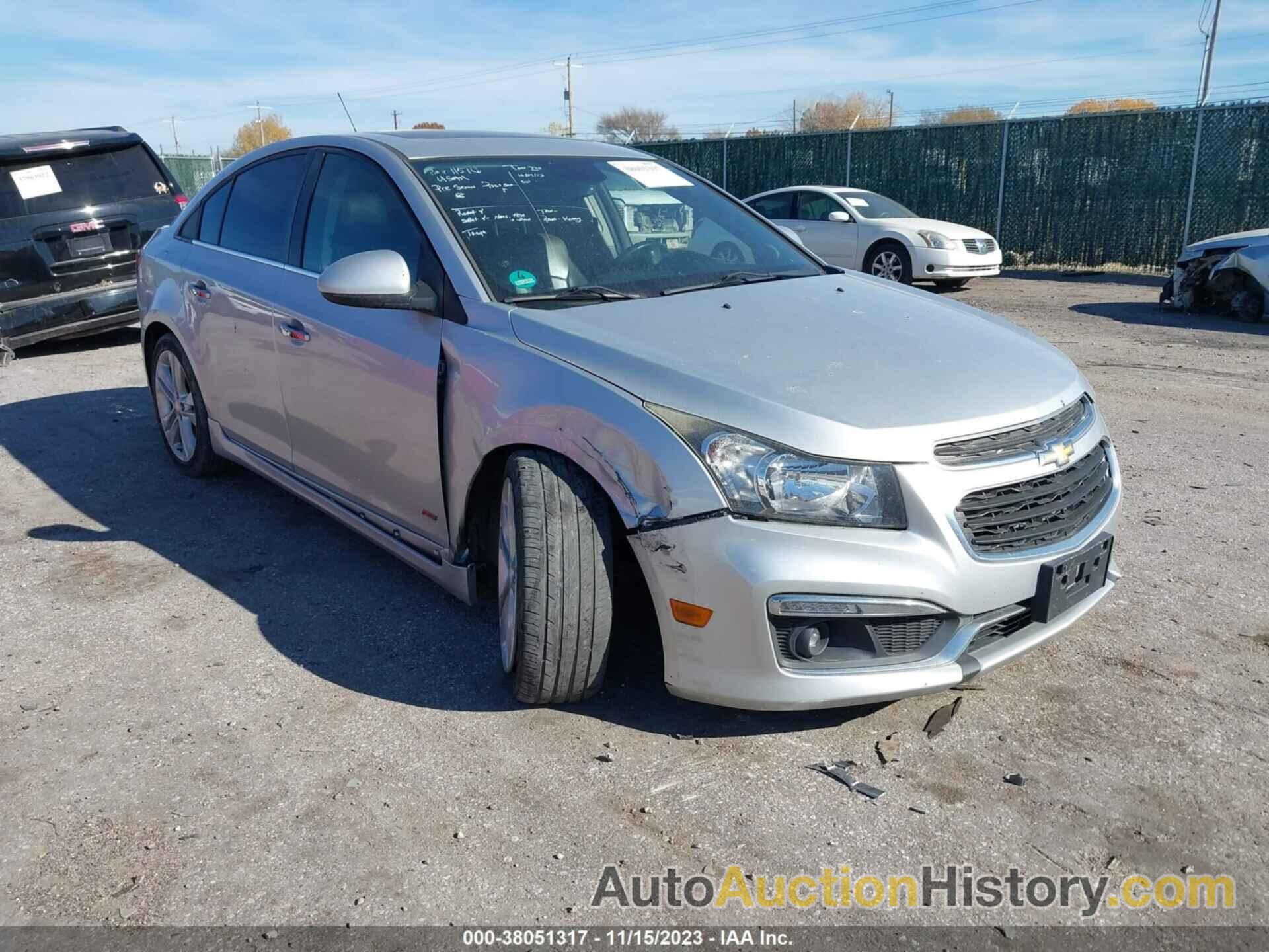 CHEVROLET CRUZE LTZ, 1G1PG5SB8F7265358