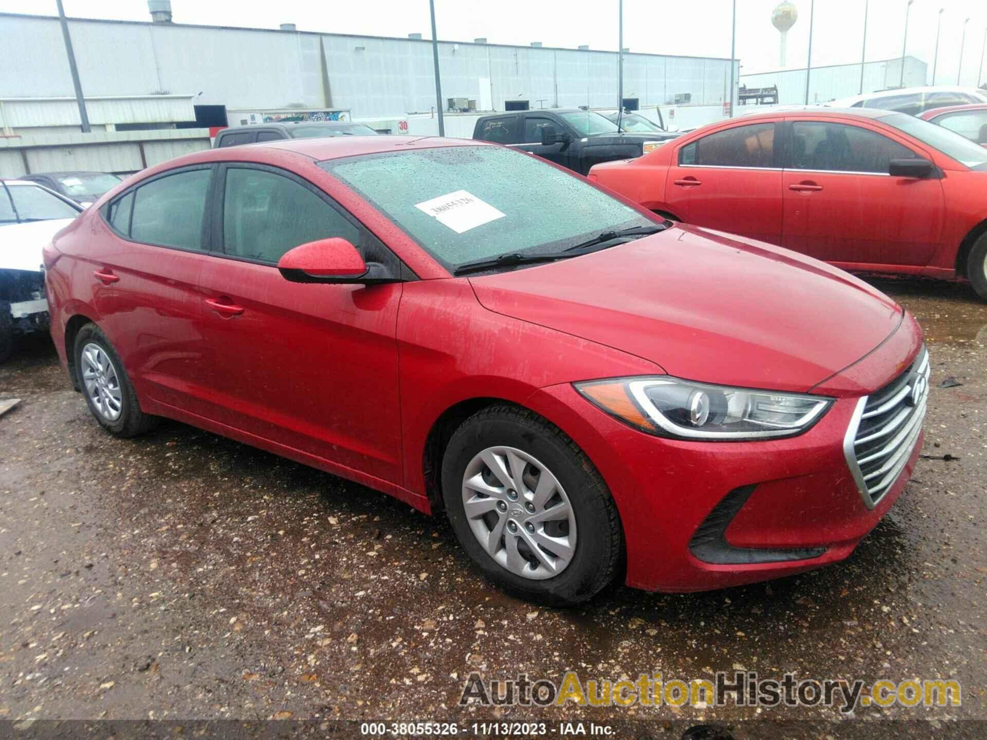 HYUNDAI ELANTRA SE, KMHD74LF0HU368358