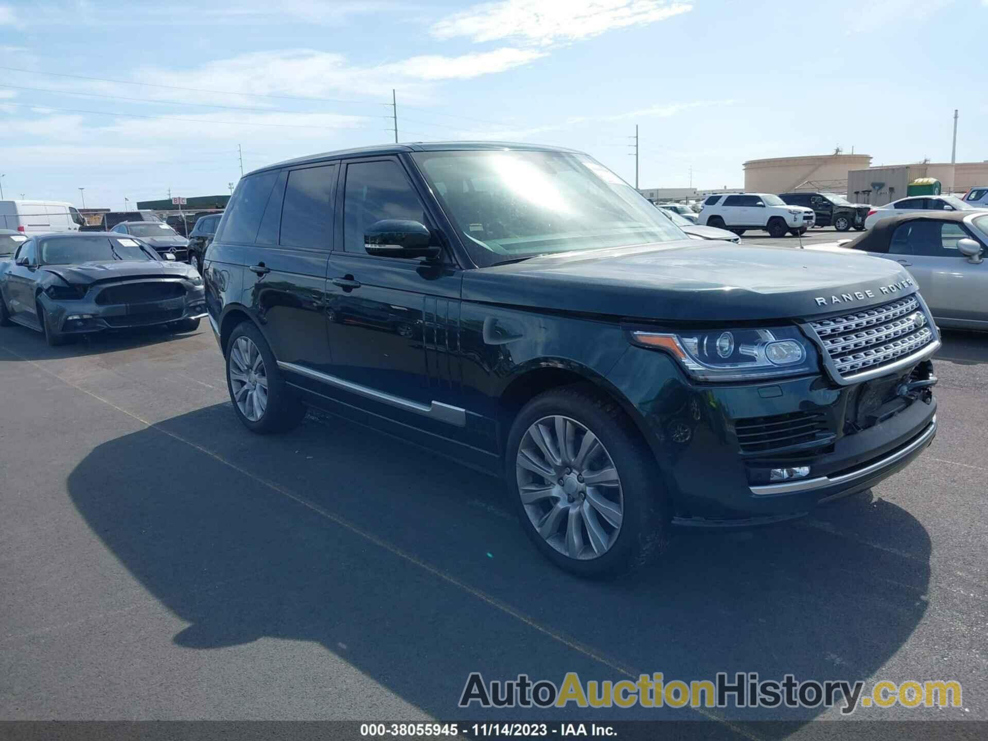 LAND ROVER RANGE ROVER 5.0L V8 SUPERCHARGED, SALGS2TF6FA241674
