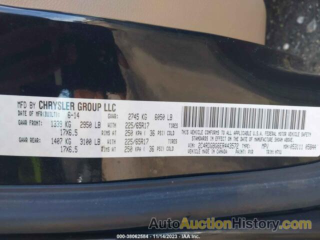 DODGE GRAND CARAVAN AVP/SE, 2C4RDGBG6ER443572