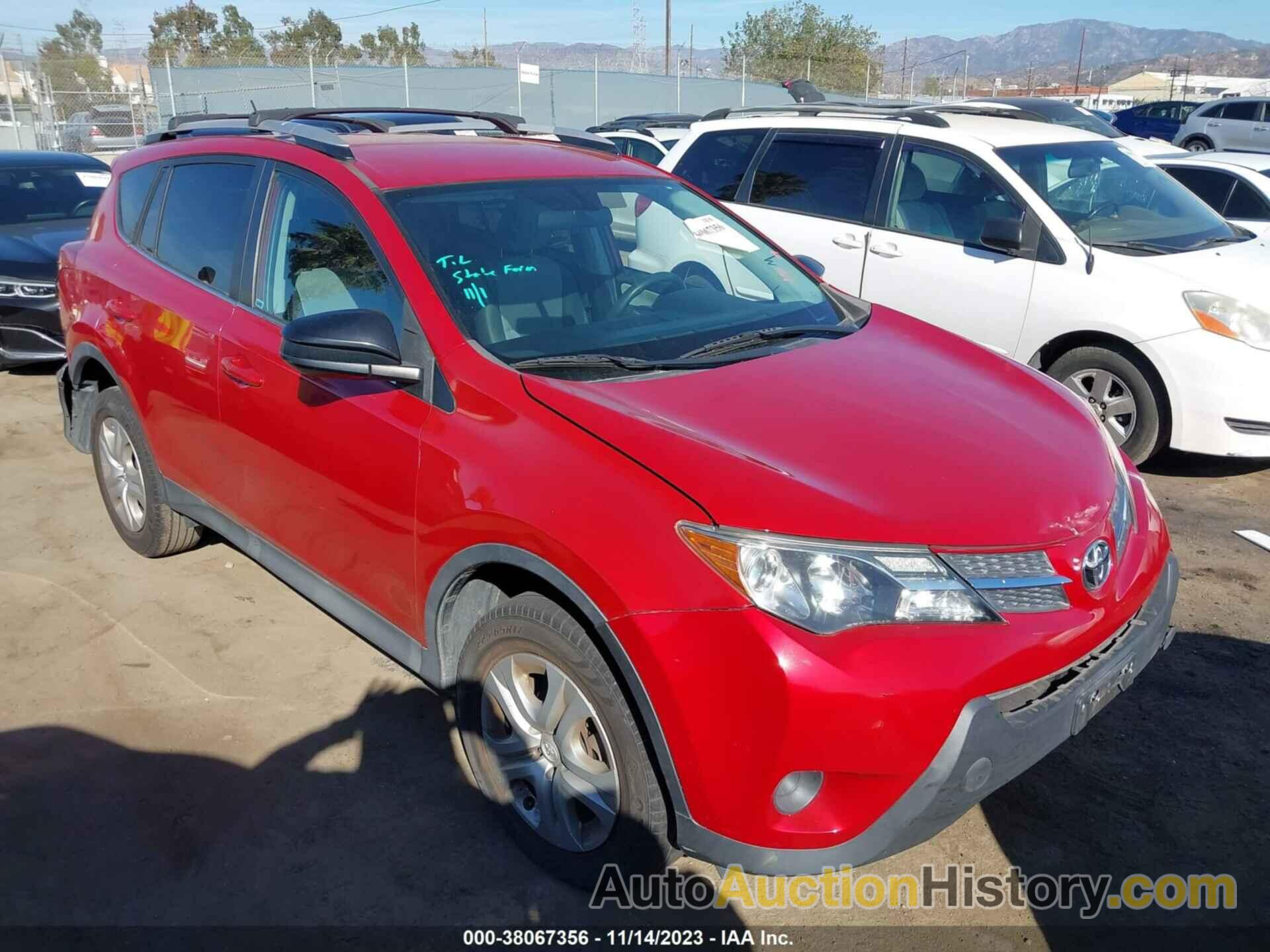 TOYOTA RAV4 LE, 2T3ZFREV2EW089961