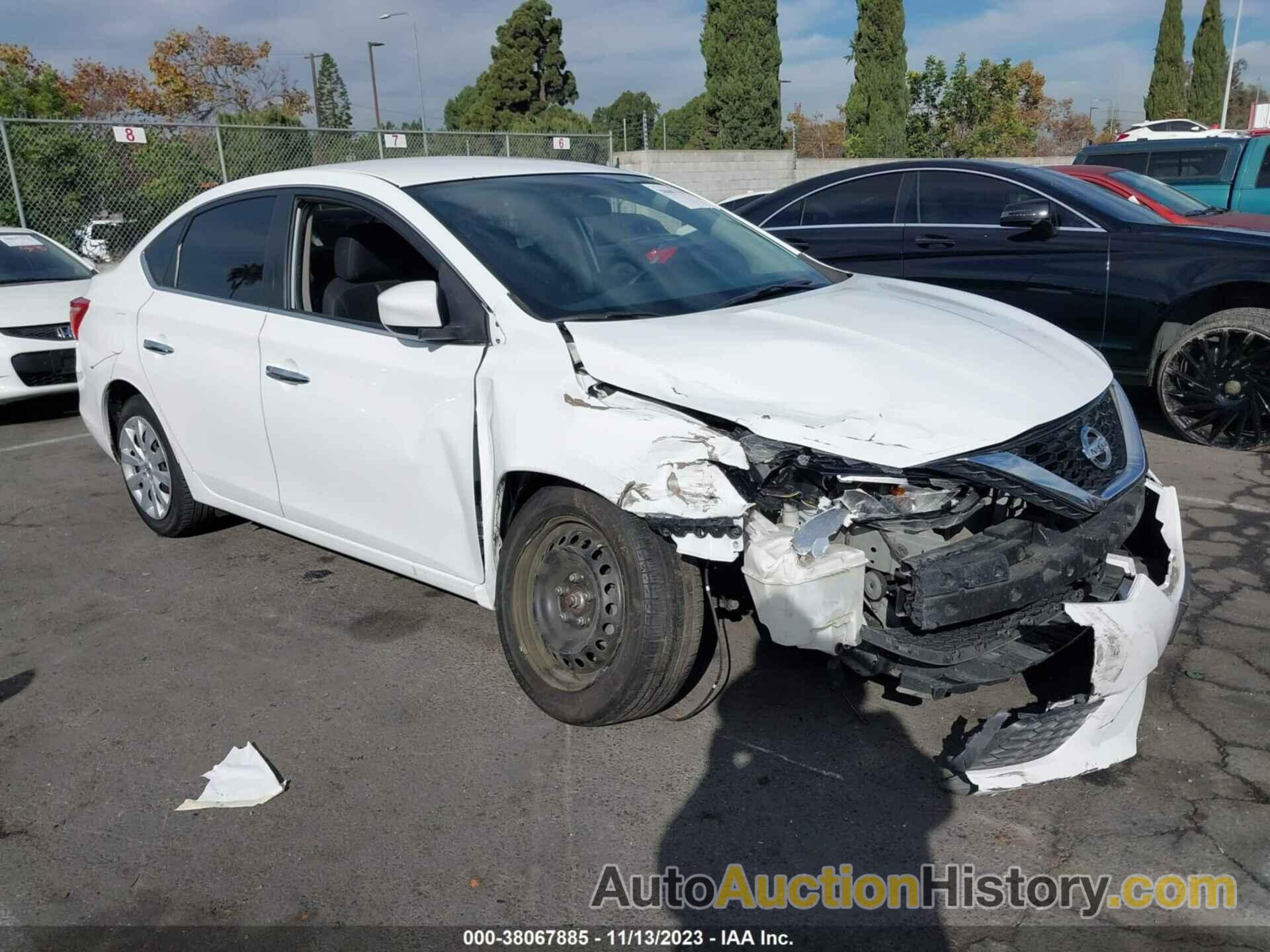 NISSAN SENTRA S, 3N1AB7AP3GY223400