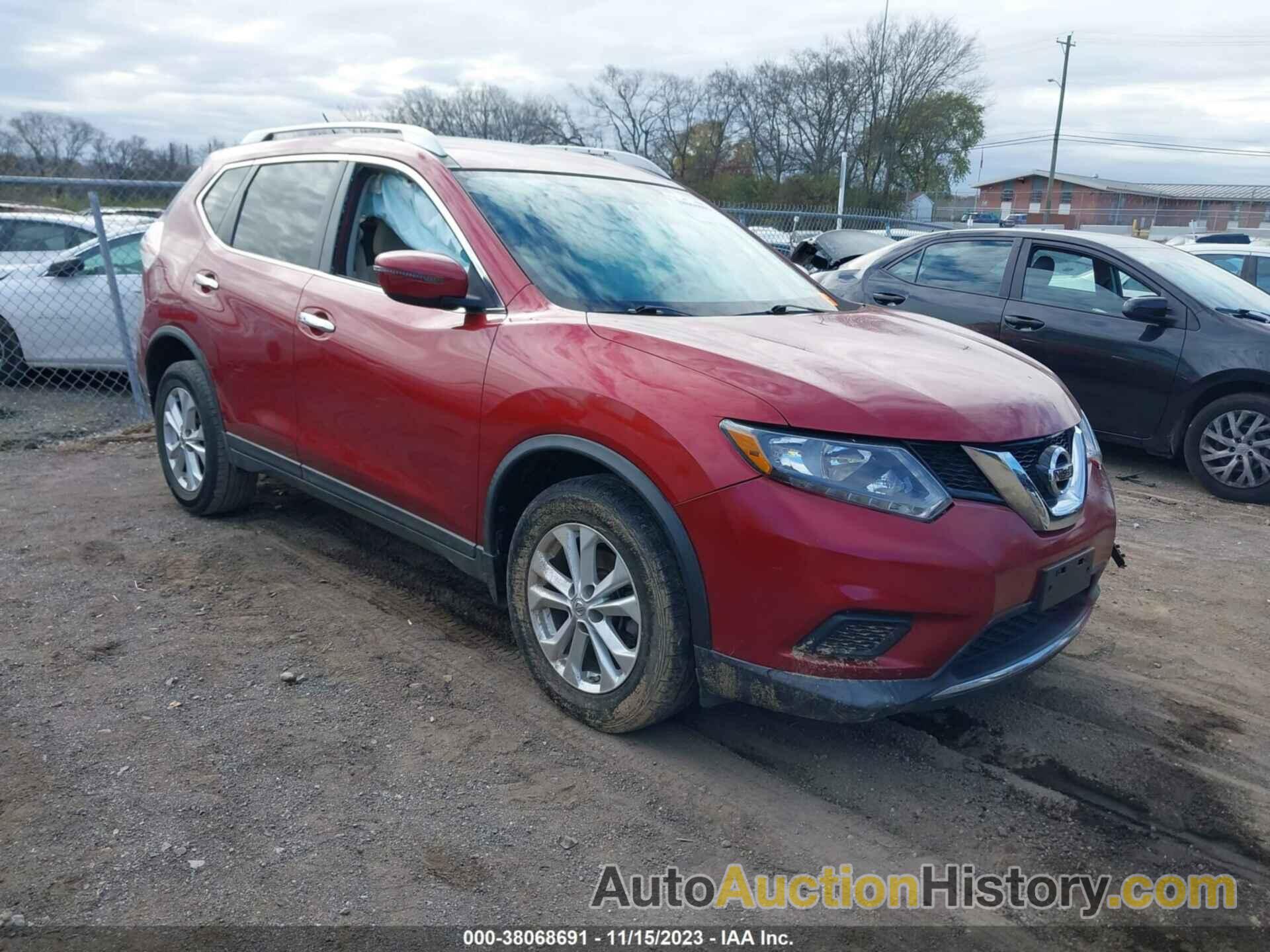 NISSAN ROGUE SV, KNMAT2MT0GP653182