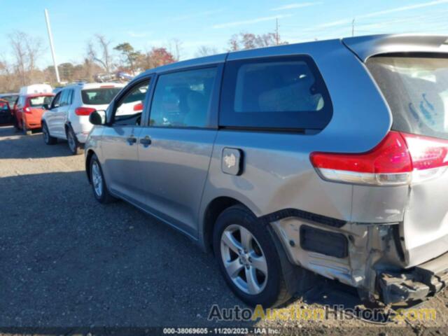 TOYOTA SIENNA BASE V6, 5TDZK3DC8BS081028