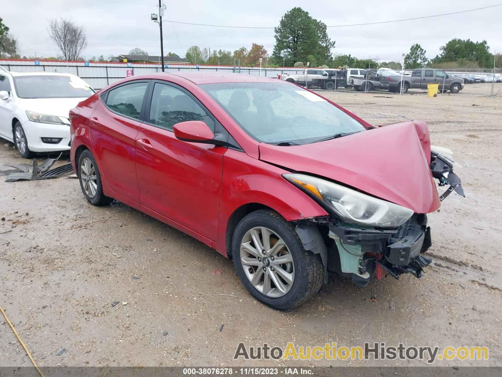 HYUNDAI ELANTRA SE (ULSAN PLANT), KMHDH4AE7EU160805