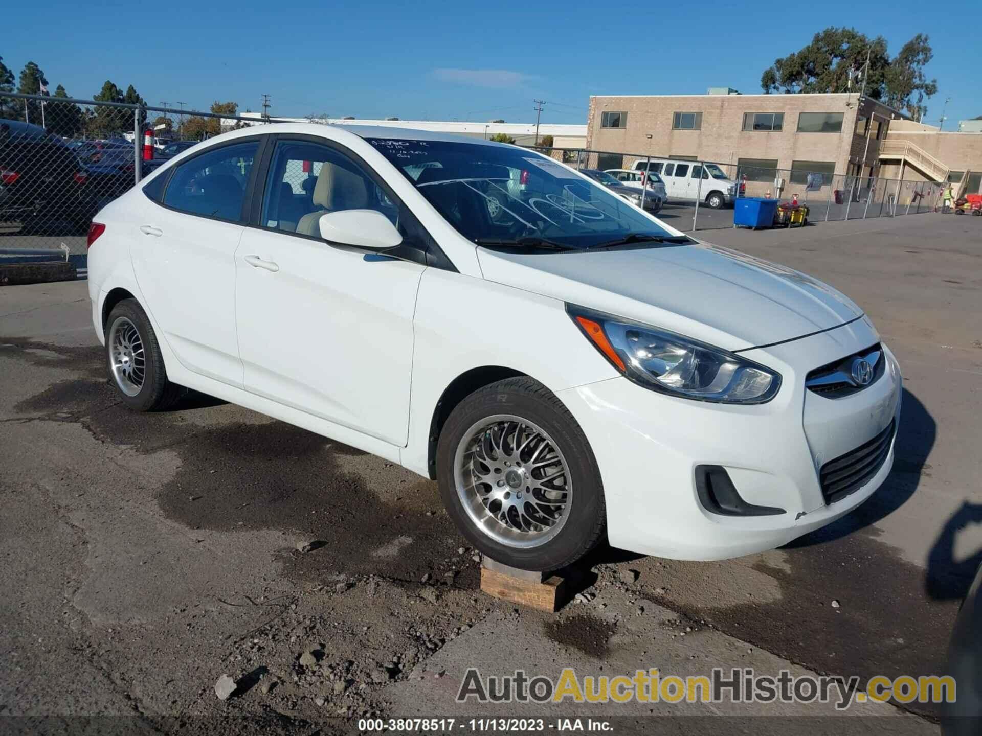 HYUNDAI ACCENT GLS, KMHCT4AE8DU295297