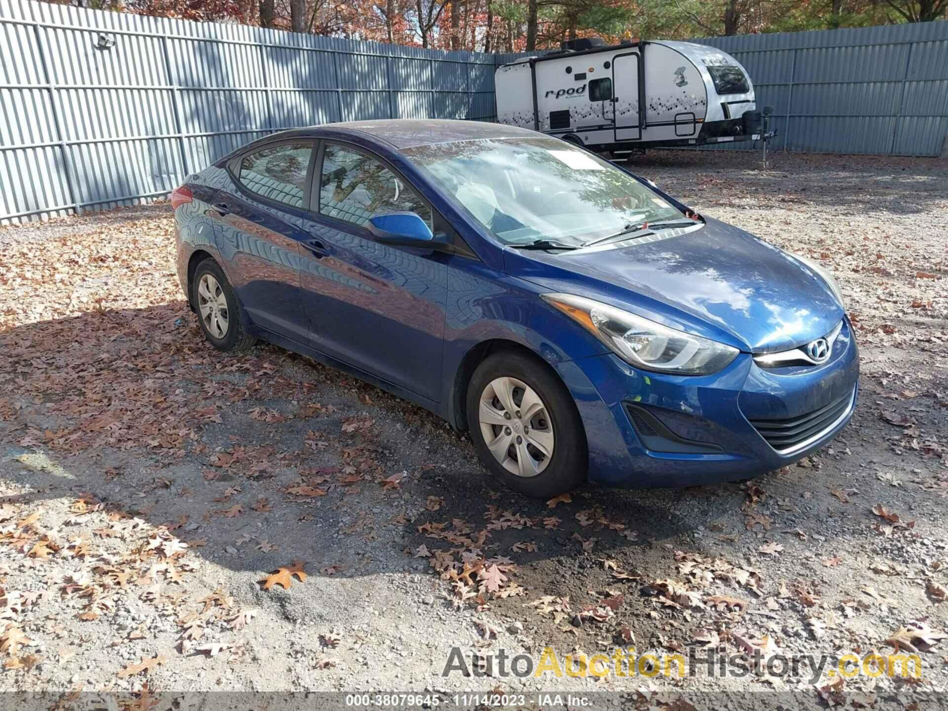 HYUNDAI ELANTRA SE, 5NPDH4AE4GH720829