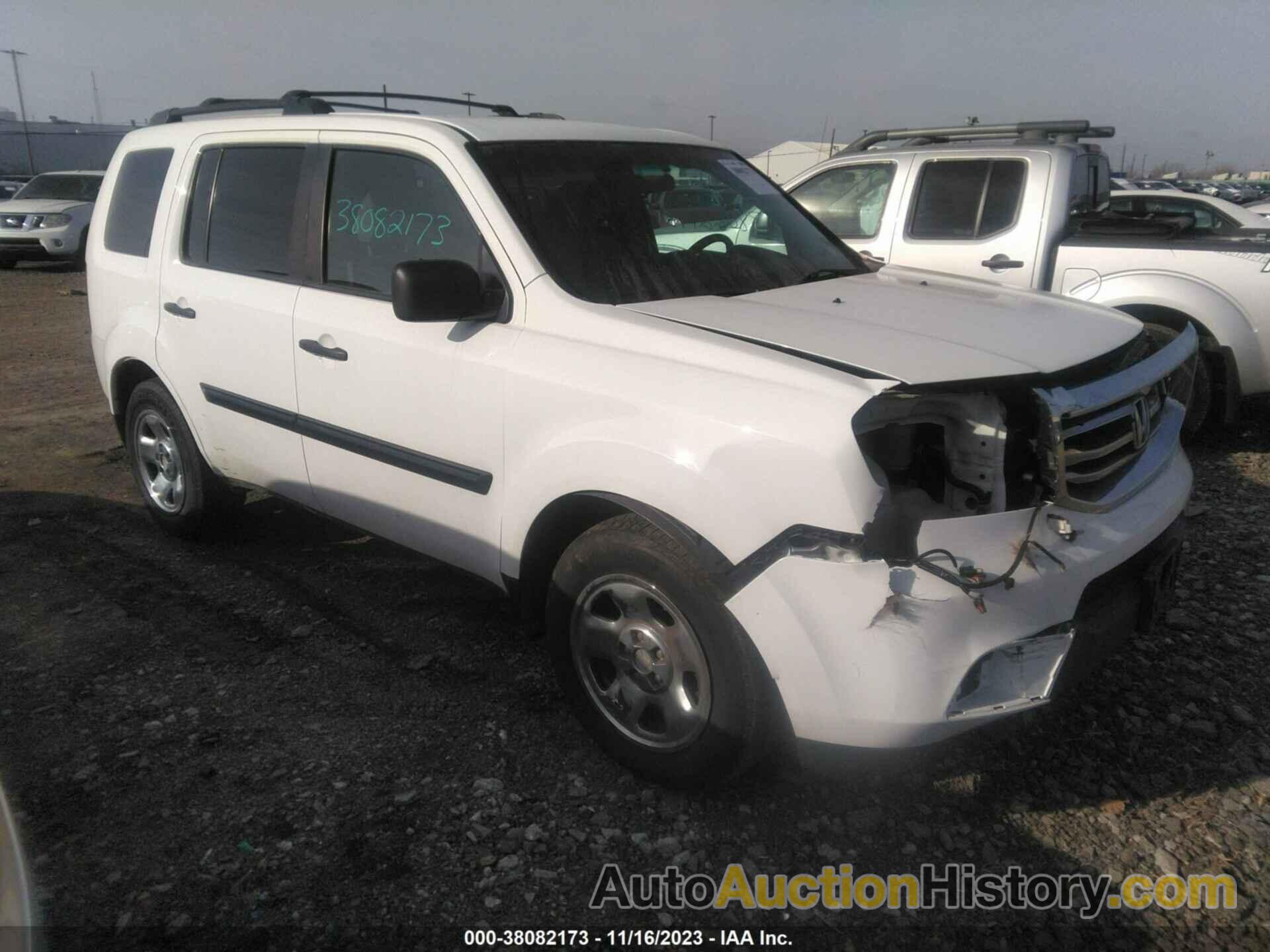 HONDA PILOT LX, 5FNYF4H29EB008458