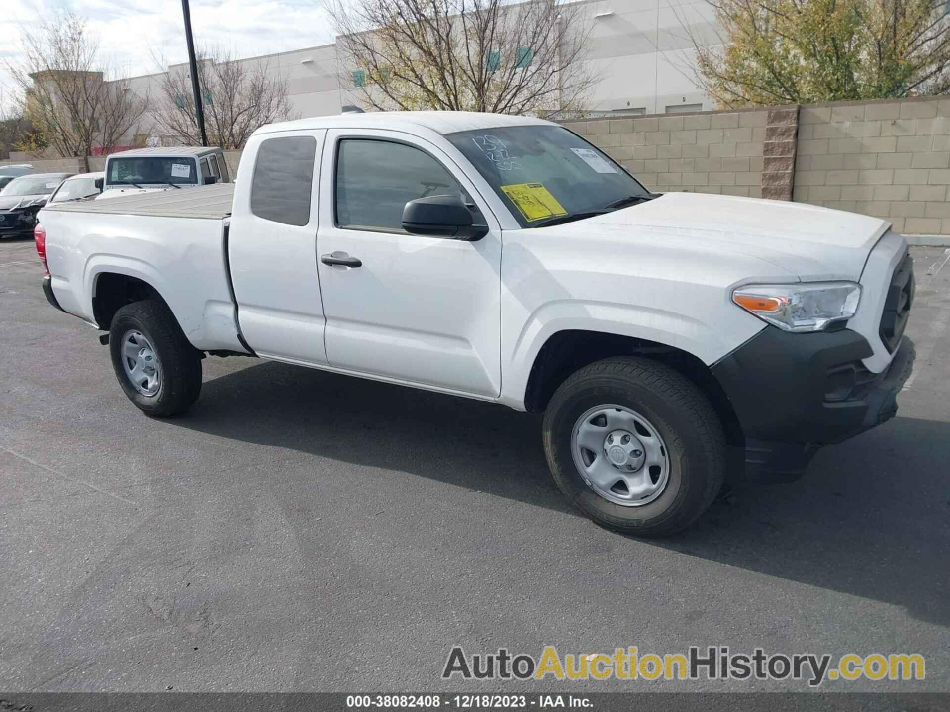 TOYOTA TACOMA SR, 3TYRX5GN0NT060886