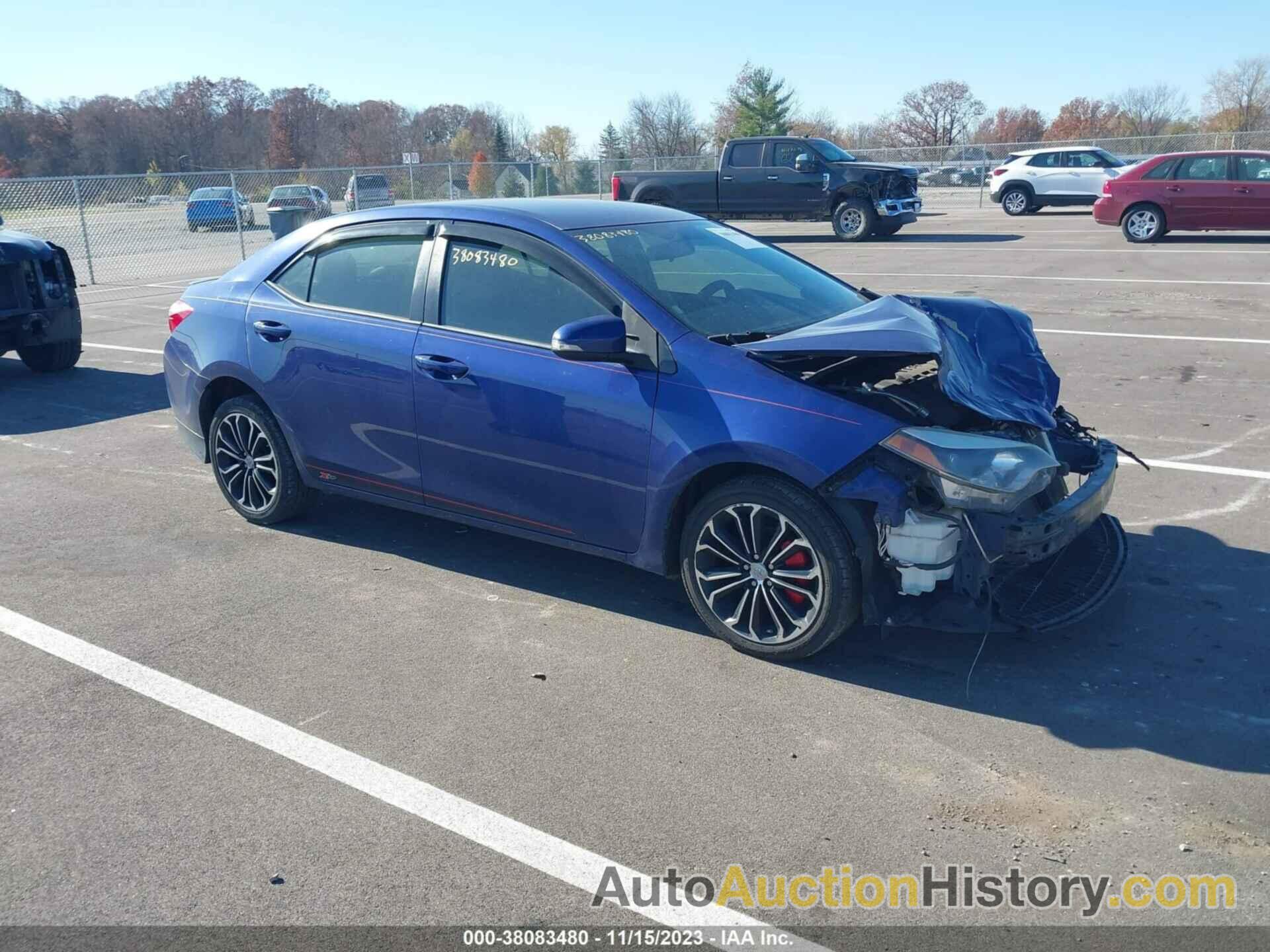 TOYOTA COROLLA S PLUS, 2T1BURHE0FC419272