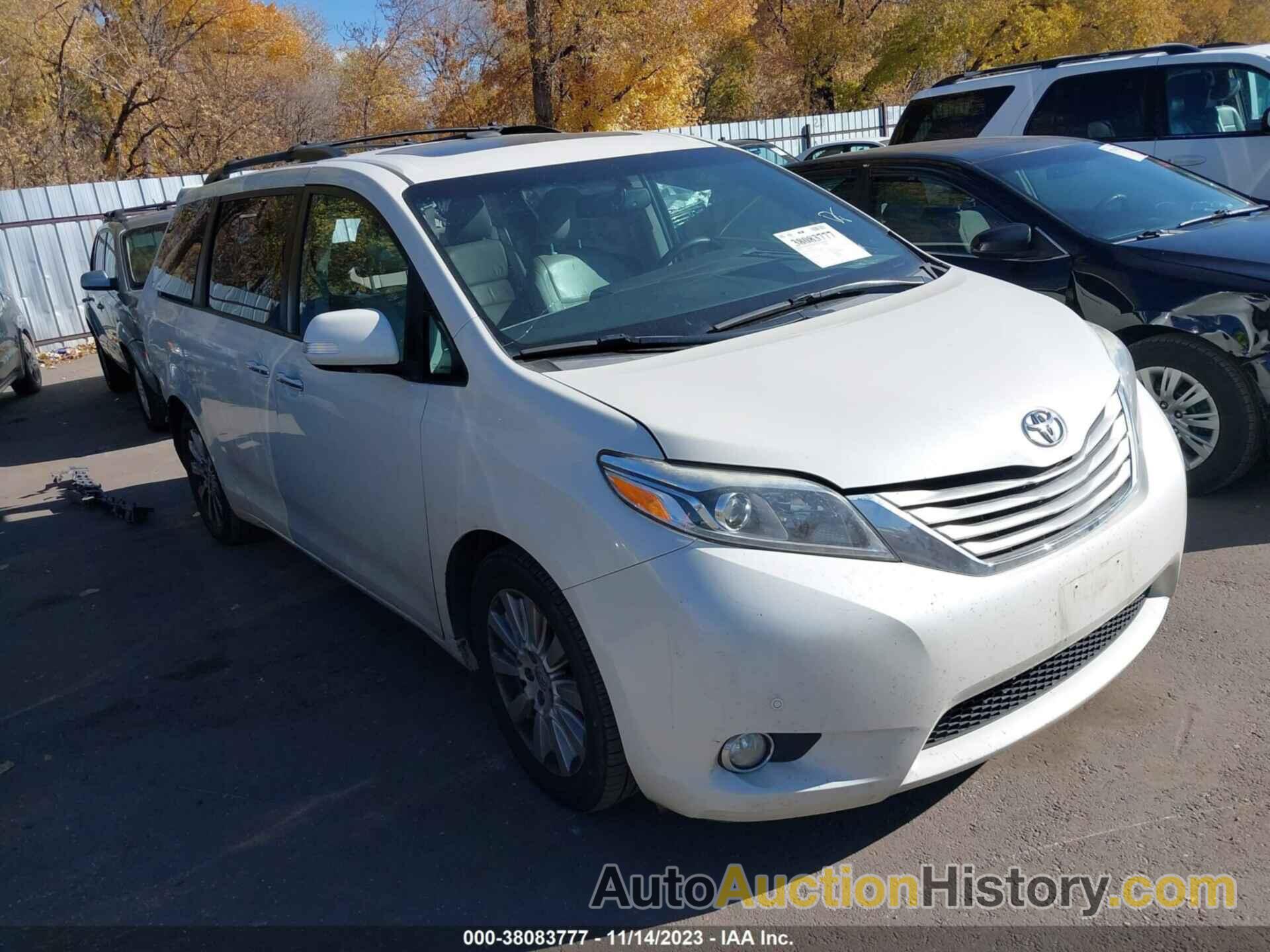 TOYOTA SIENNA LIMITED 7 PASSENGER, 5TDYK3DC7GS762770