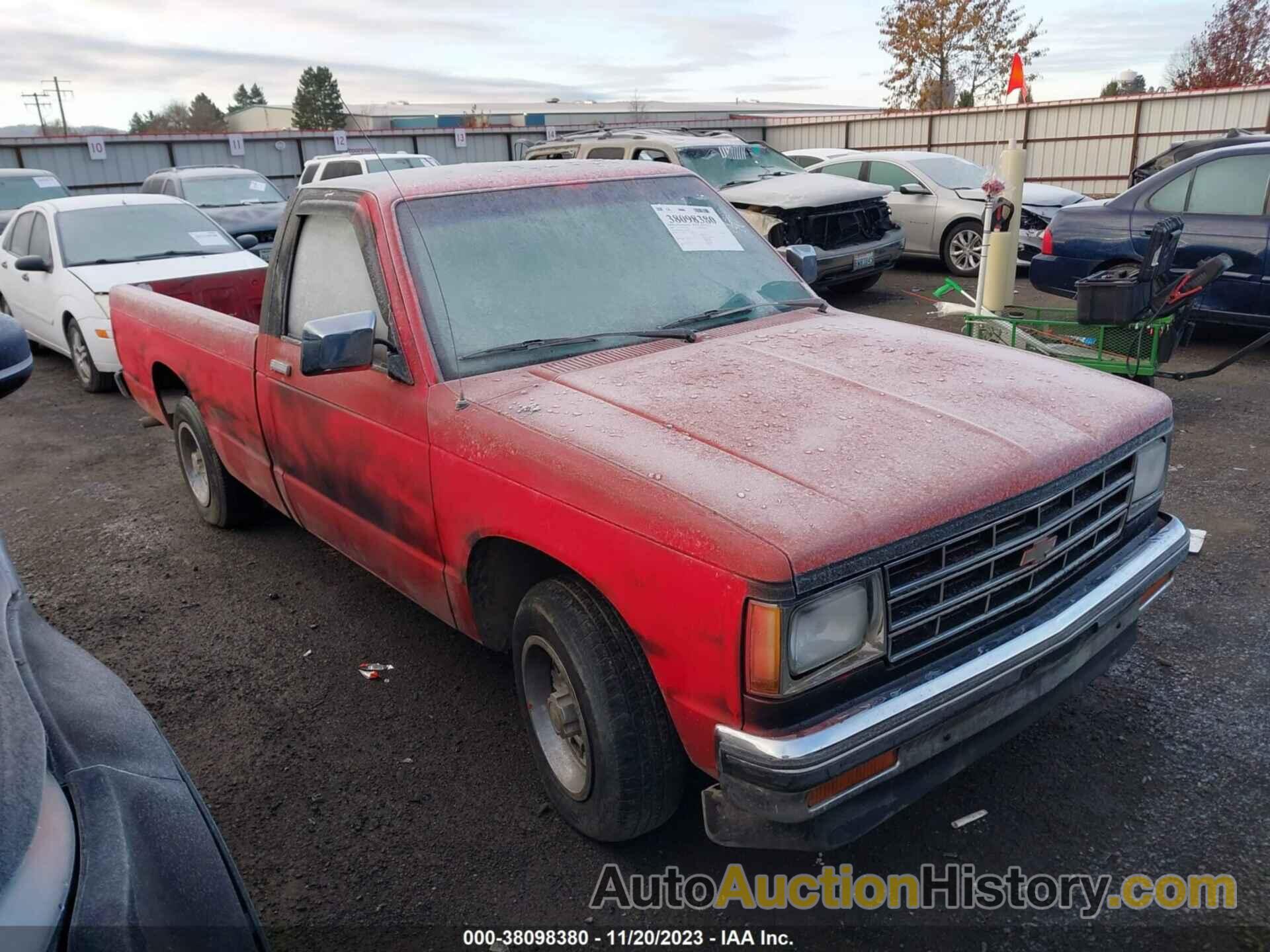 CHEVROLET S TRUCK S10, 1GCBS14B4D8117706