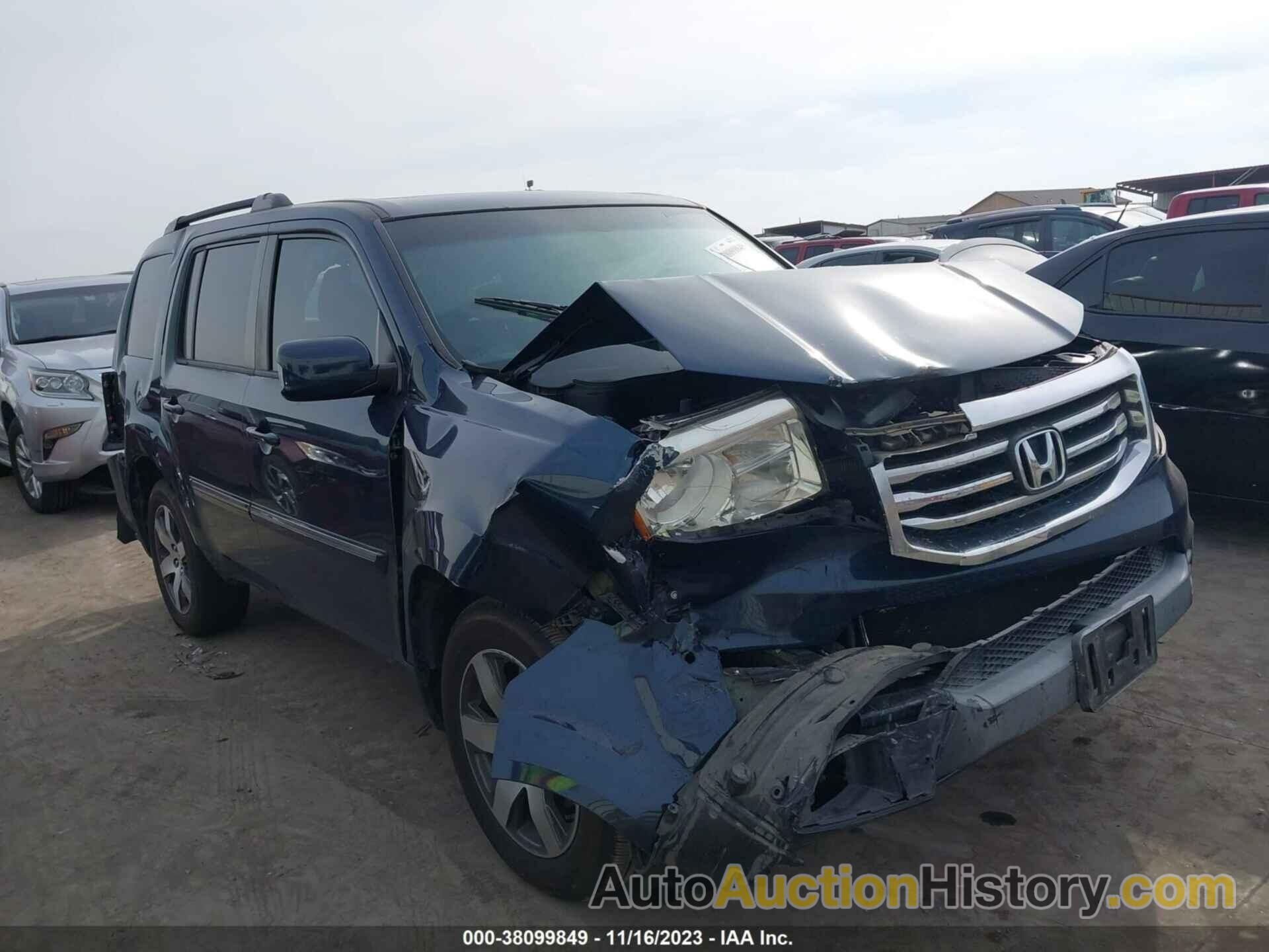 HONDA PILOT TOURING, 5FNYF3H95CB030557