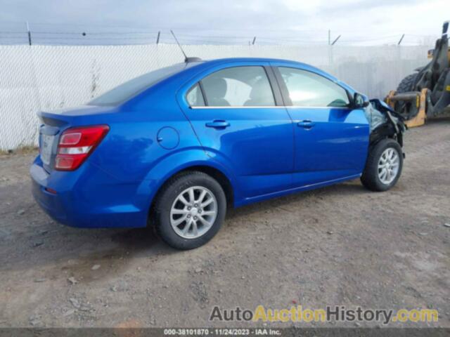 CHEVROLET SONIC LT AUTO, 1G1JD5SB3K4143811