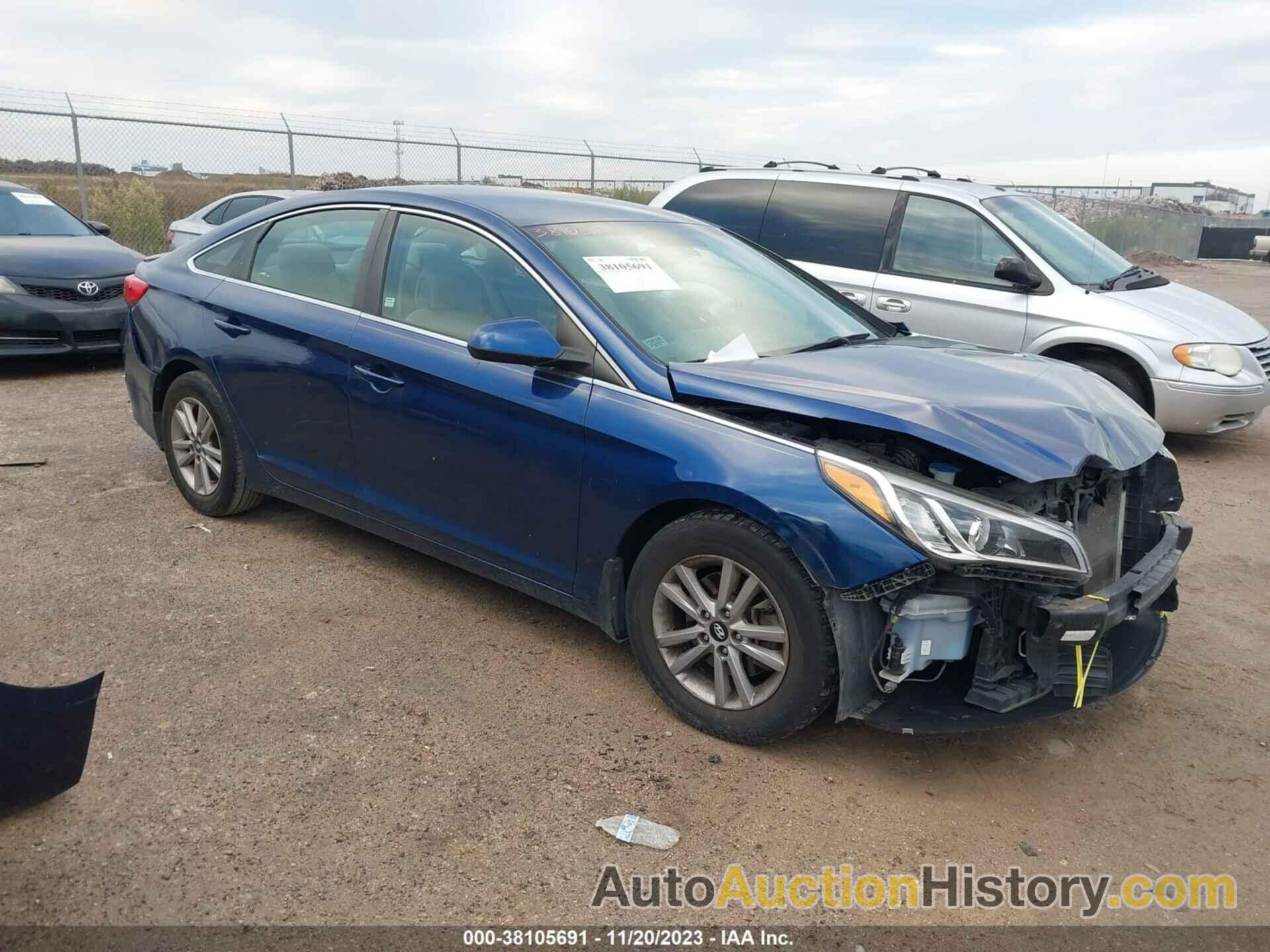 HYUNDAI SONATA 2.4L SE, 5NPE24AF2GH413514