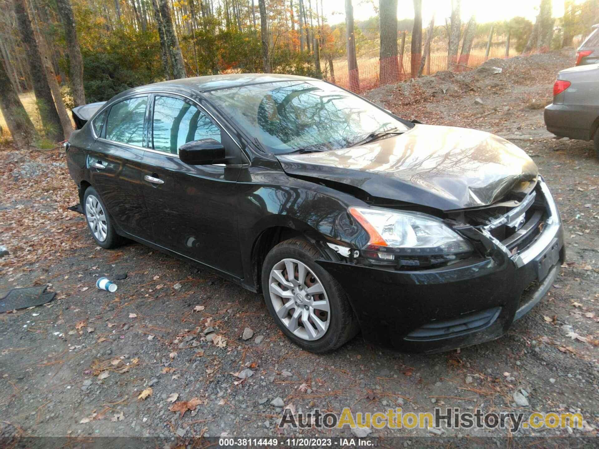 NISSAN SENTRA S, 3N1AB7AP2FY281433