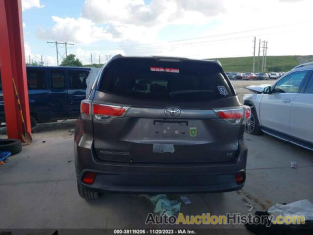 TOYOTA HIGHLANDER LE, 5TDZARFH2ES007459