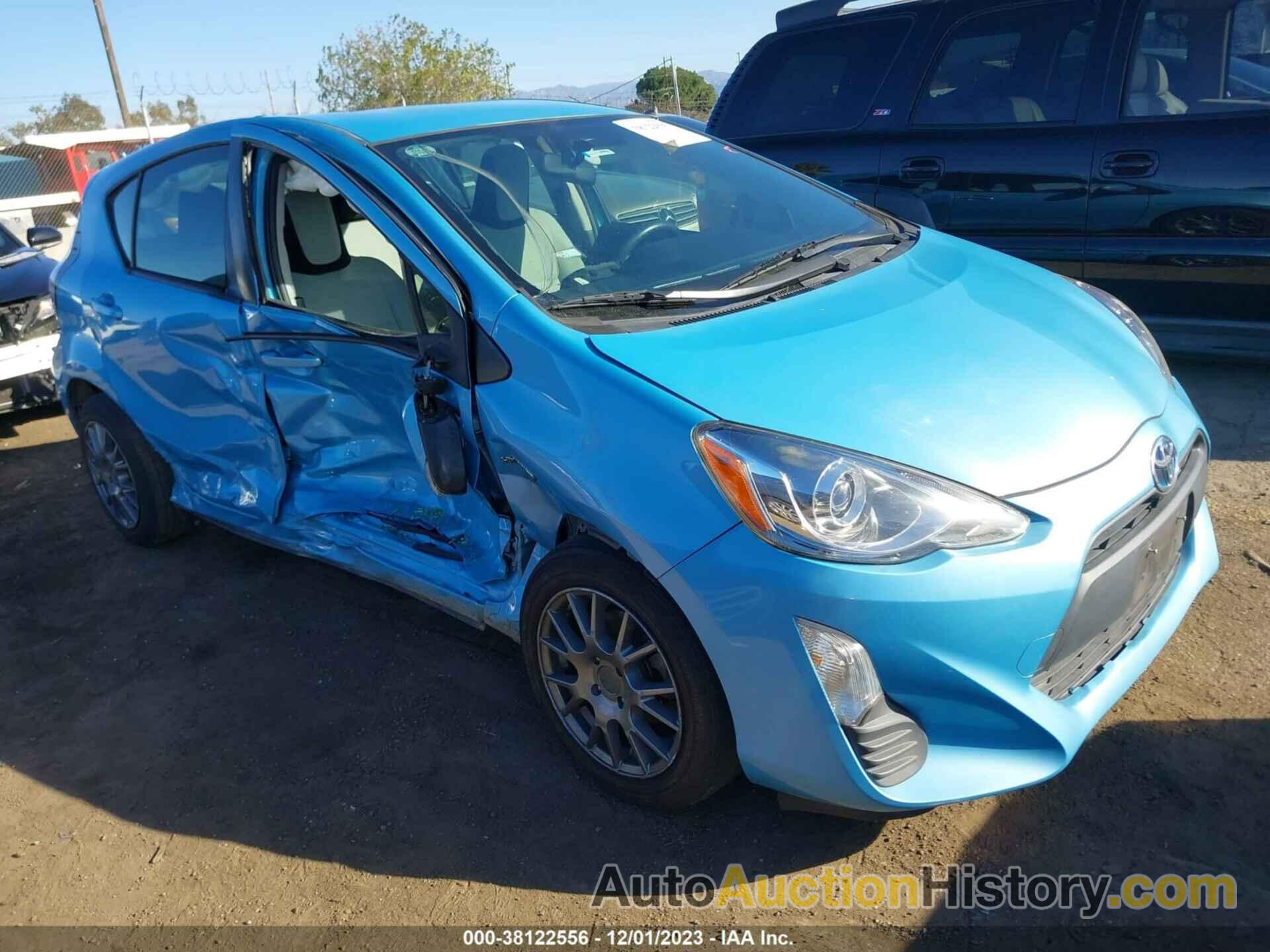 TOYOTA PRIUS C ONE, JTDKDTB31G1131125