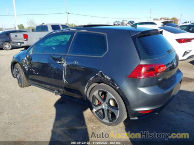 VOLKSWAGEN GOLF GTI SE 2-DOOR, 3VWTT7AU0GM011437