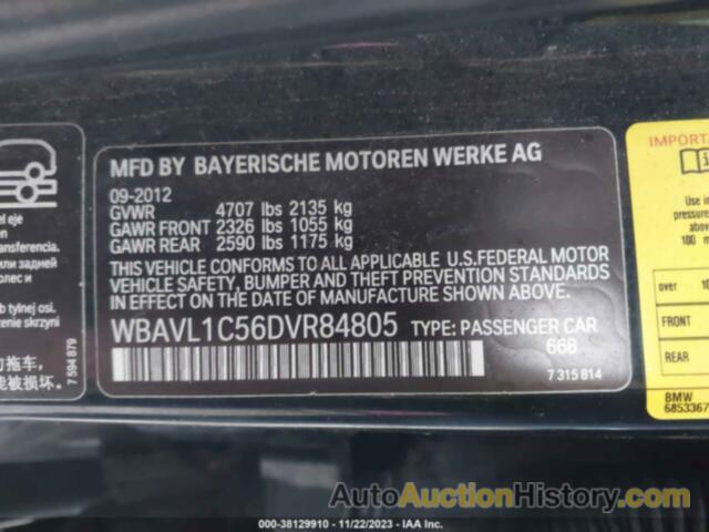 BMW X1 XDRIVE28I, WBAVL1C56DVR84805