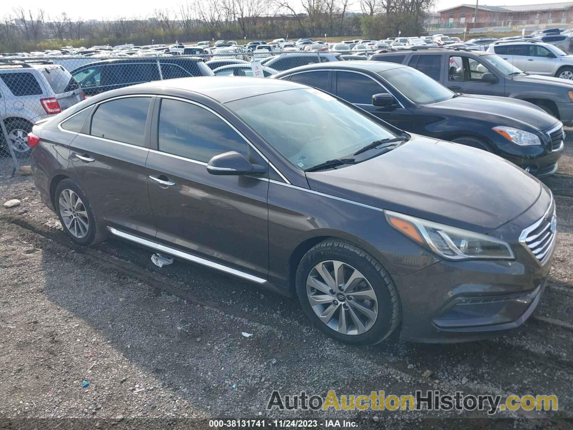 HYUNDAI SONATA 2.4L SPORT, 5NPE34AF5FH126339