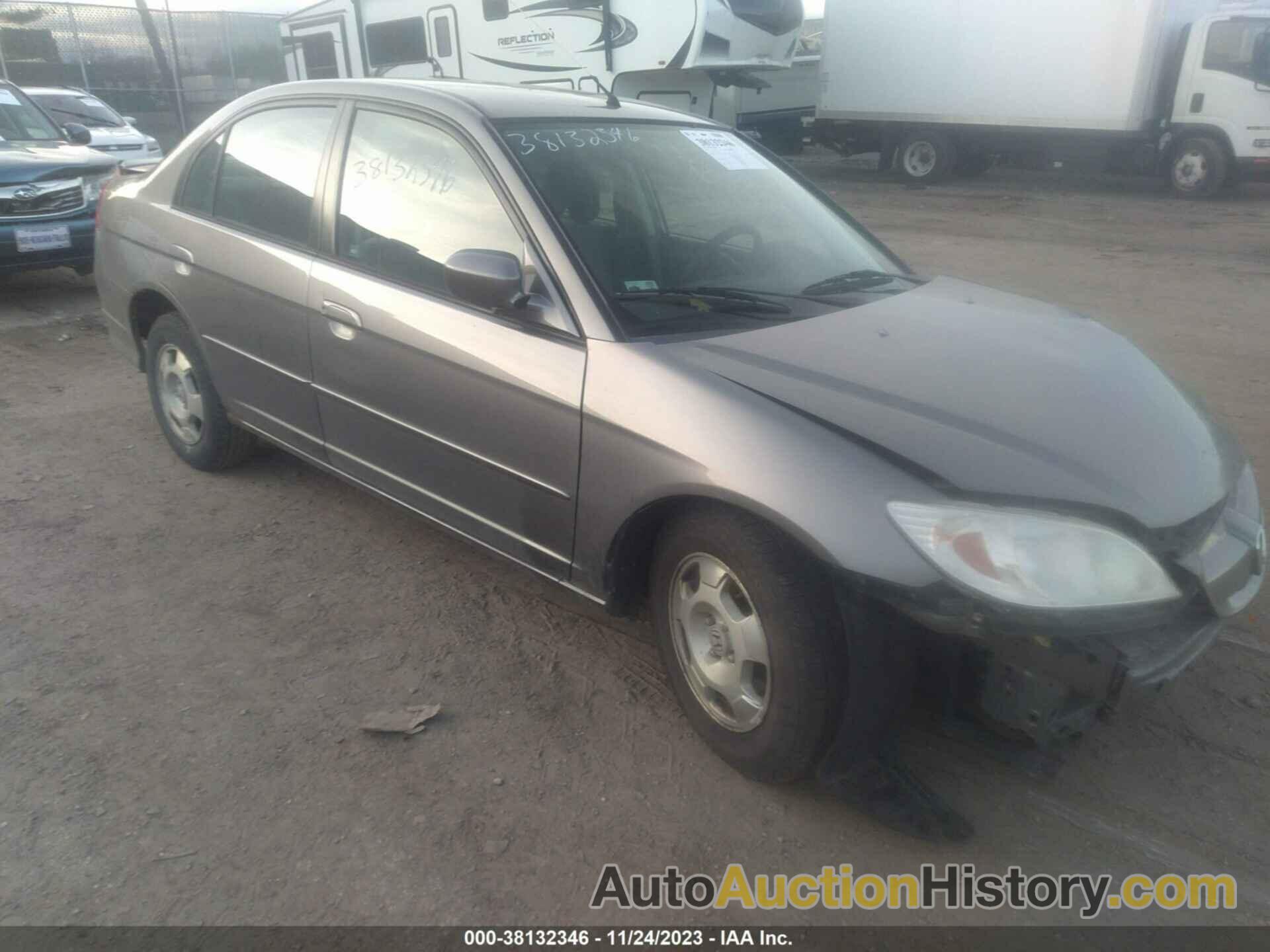 HONDA CIVIC HYBRID, JHMES95675S021083