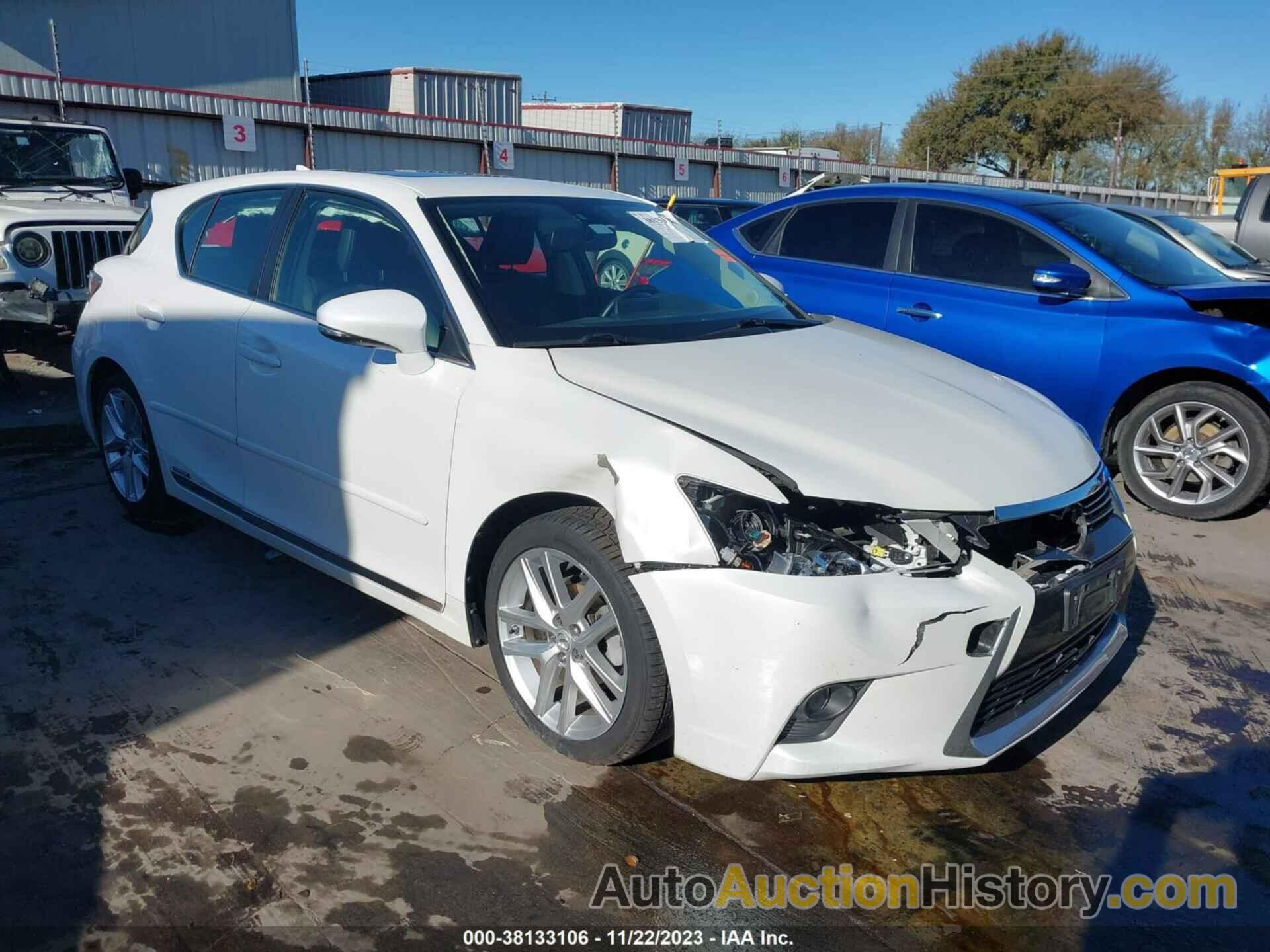 LEXUS CT 200H, JTHKD5BH4E2209233