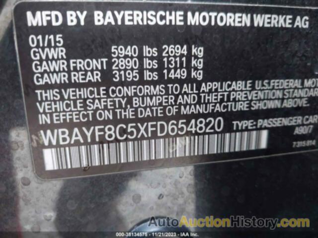 BMW 750LI XDRIVE, WBAYF8C5XFD654820