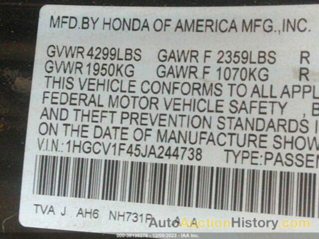 HONDA ACCORD EX, 1HGCV1F45JA244738