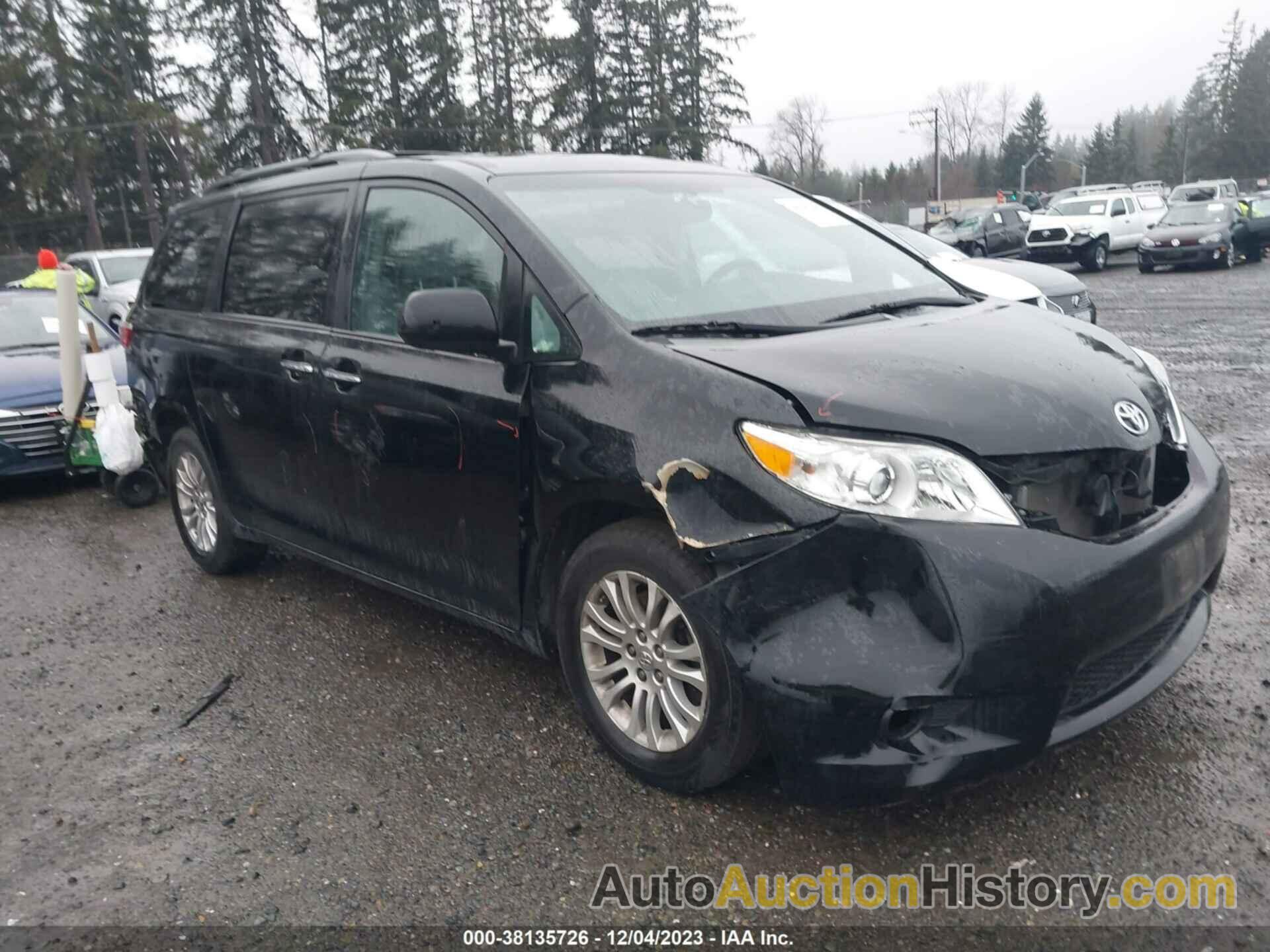 TOYOTA SIENNA XLE 8 PASSENGER, 5TDYK3DC2FS602097