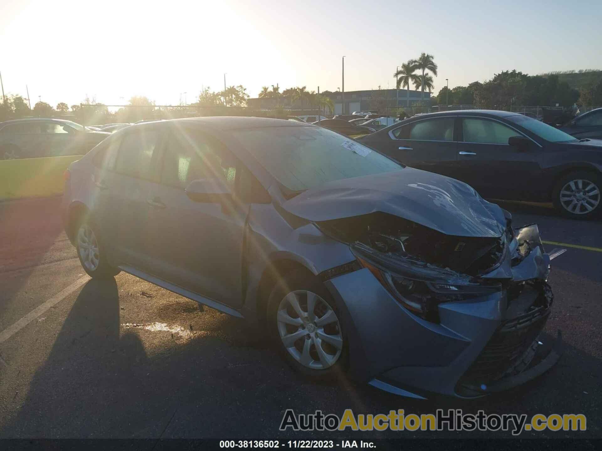 TOYOTA COROLLA LE, 5YFB4MDE5PP079028