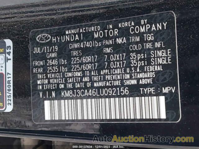 HYUNDAI TUCSON VALUE, KM8J3CA46LU092156