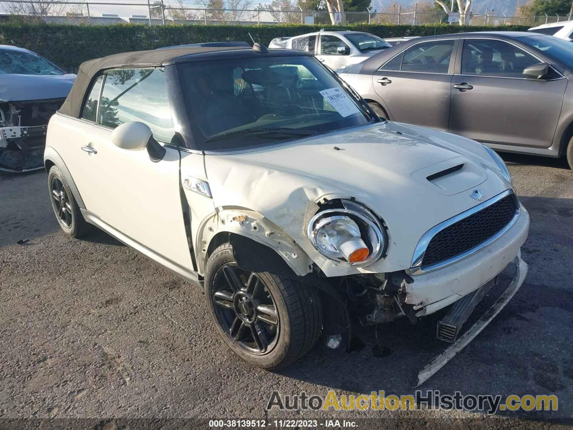 MINI COOPER S S, WMWZP3C54CT250398