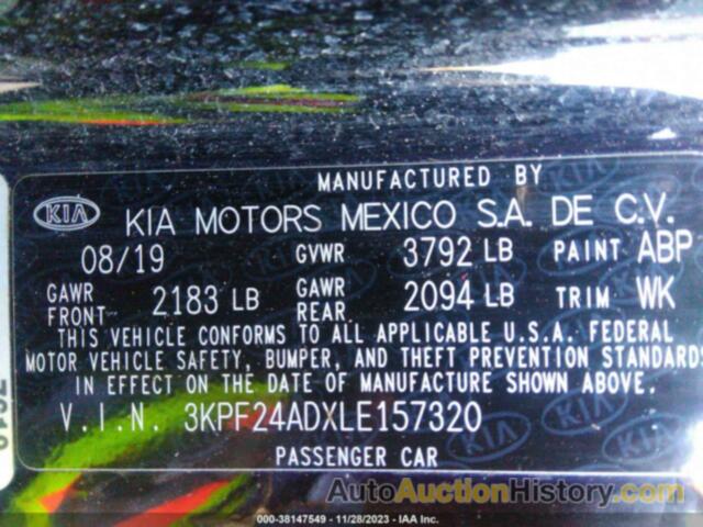 KIA FORTE LXS, 3KPF24ADXLE157320