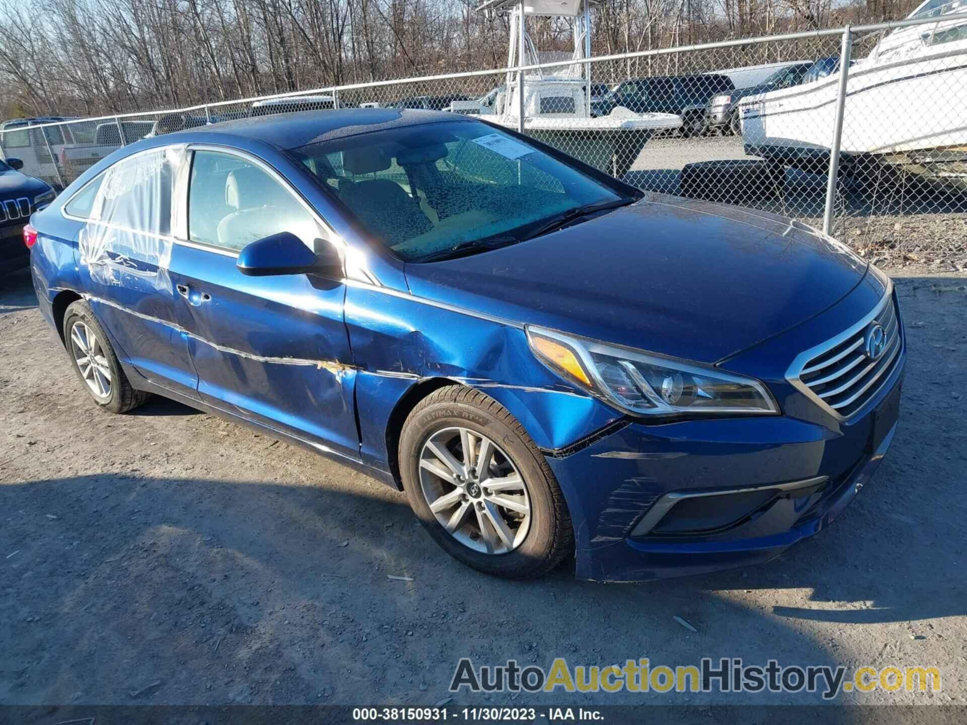 HYUNDAI SONATA 2.4L SE, 5NPE24AF3GH311753