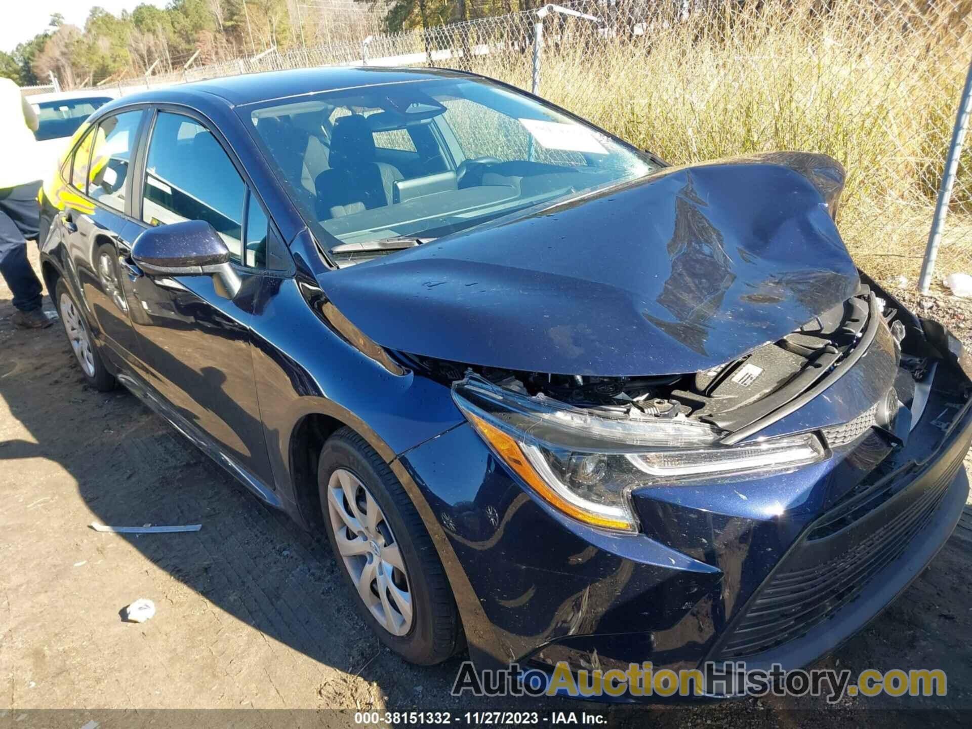 TOYOTA COROLLA LE, 5YFB4MDE9PP054410