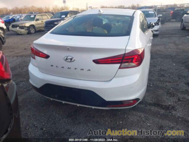 HYUNDAI ELANTRA SEL, 5NPD84LF5KH460598