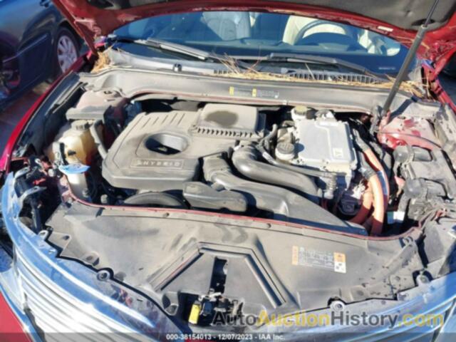 LINCOLN MKZ HYBRID, 3LN6L2LU0ER806161