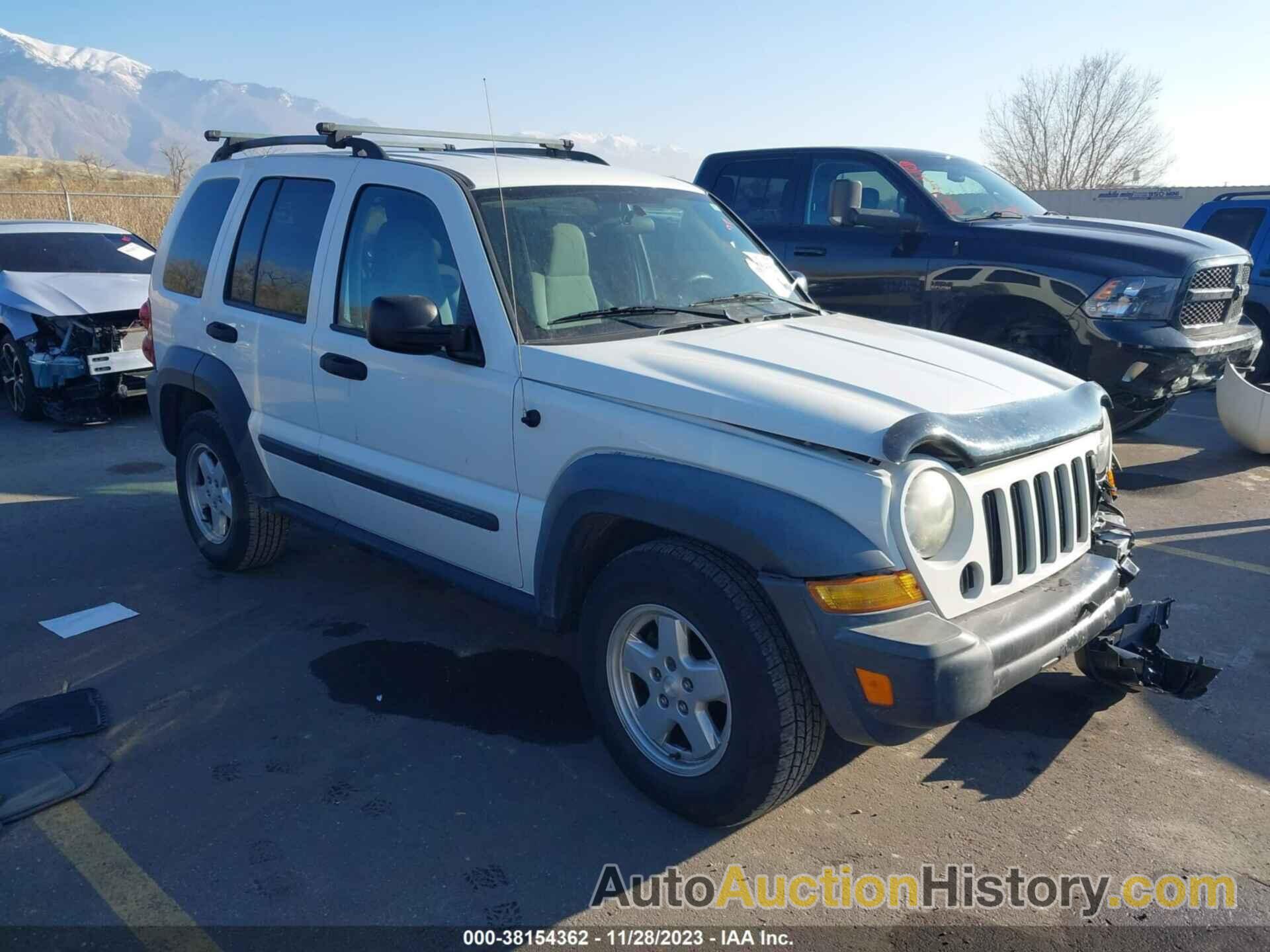 JEEP LIBERTY SPORT, 1J4GL48K07W646742