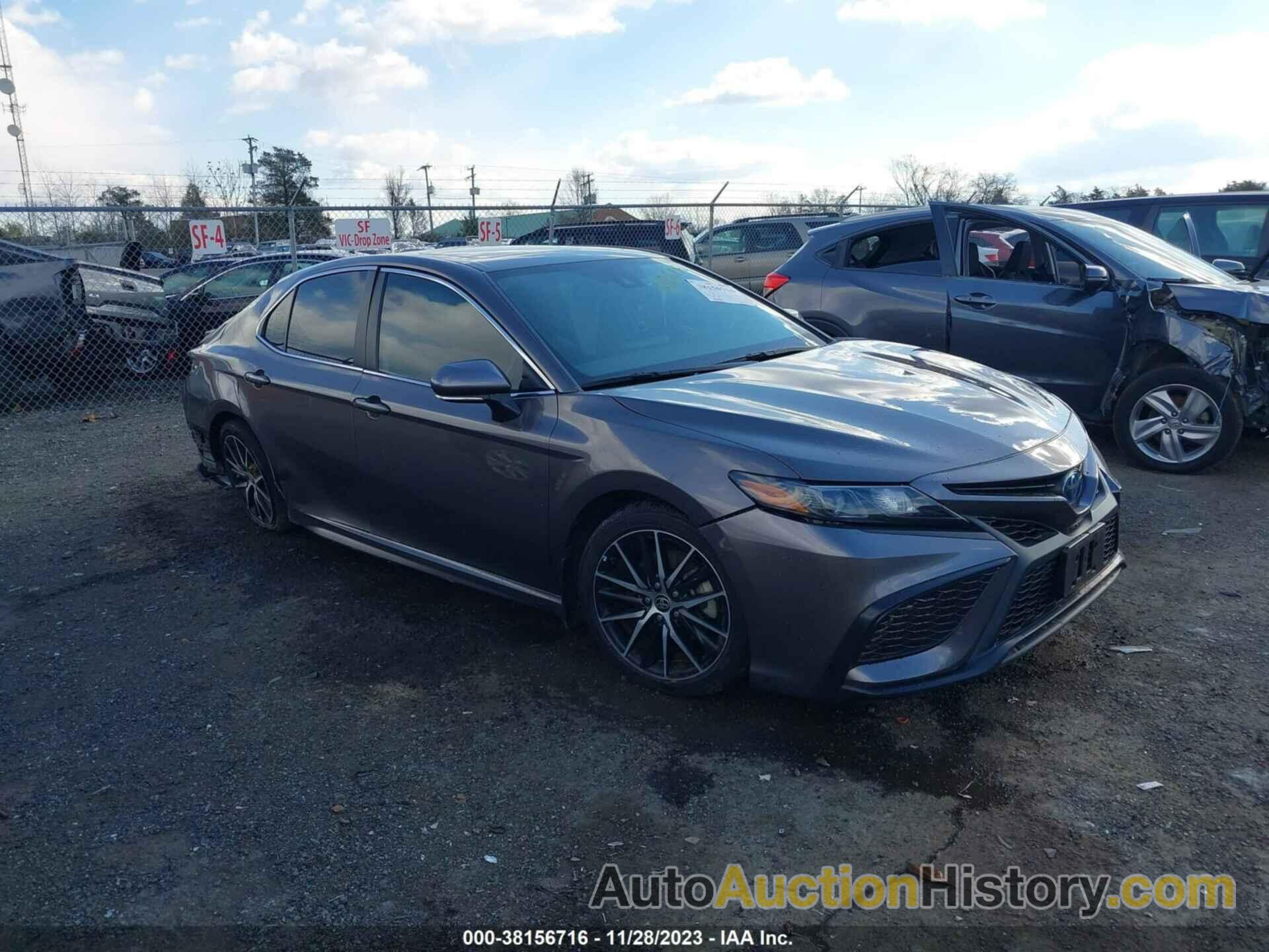 TOYOTA CAMRY SE HYBRID, 4T1S31AK2NU590509