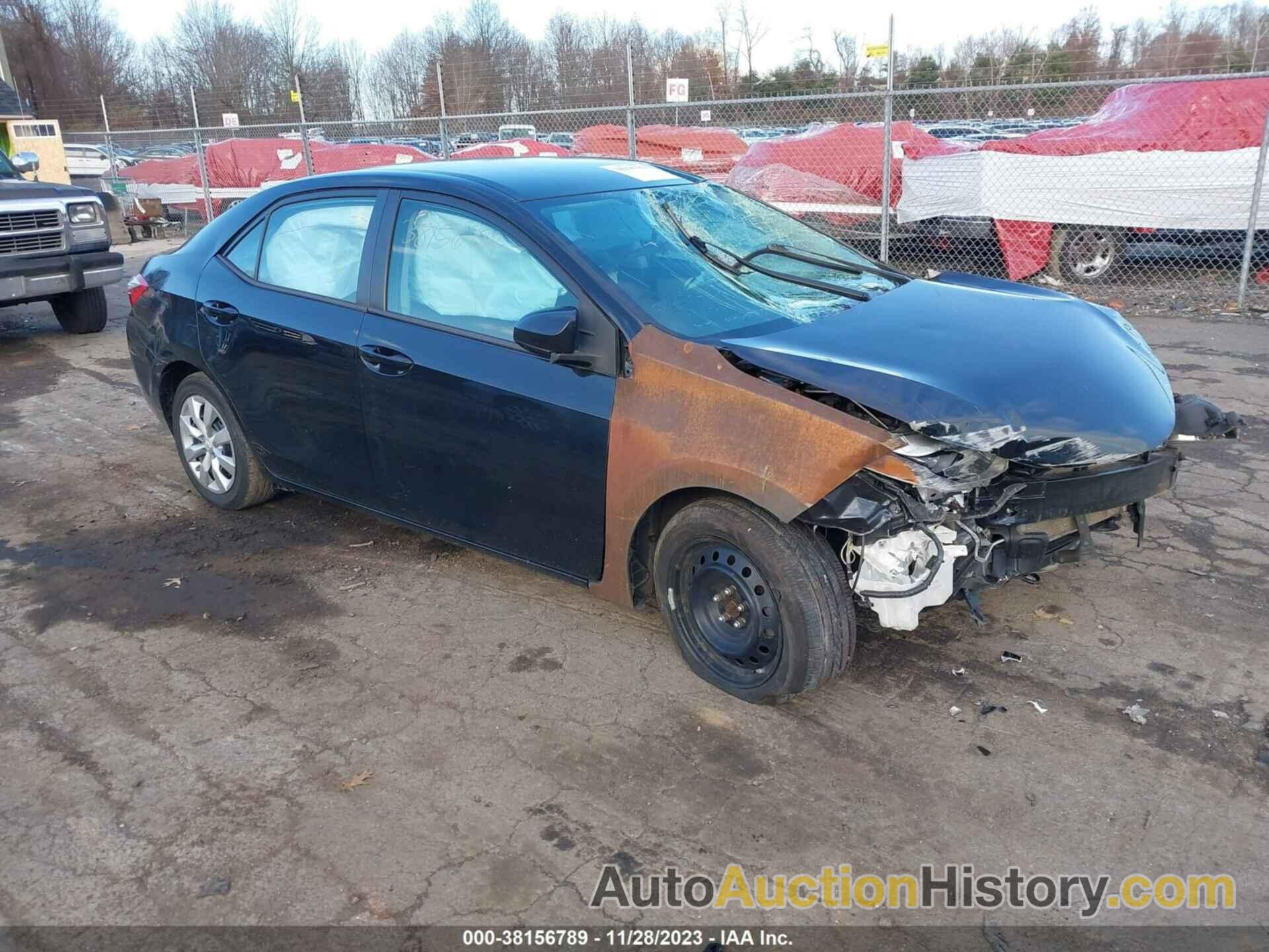 TOYOTA COROLLA LE, 2T1BURHE7EC107190