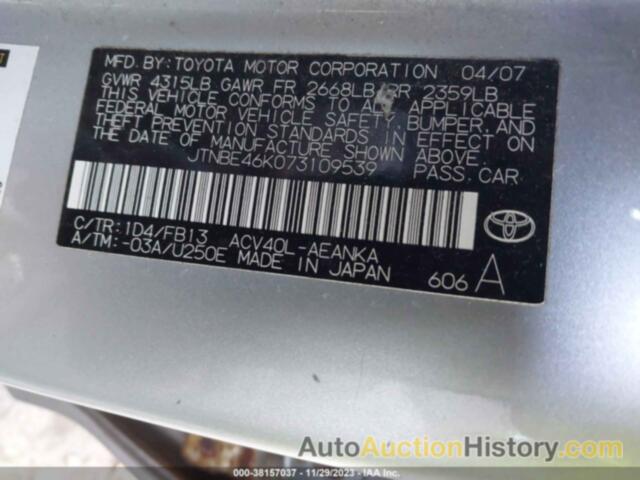 TOYOTA CAMRY CE, JTNBE46K073109539